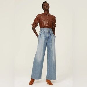 Citizens | corset wide leg jeans